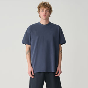 Street Fashion T-shirt ample à manches courtes de couleur unie à vendre T-shirts pour hommes de fabricants professionnels - Product Image 1