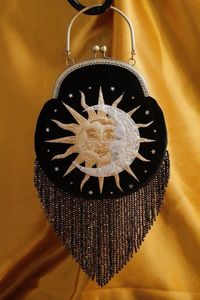 ARTISANAT BRODERIE SACS UNIQUES MEILLEURS Style Bohème Broderie Travail Main Embrayage Sacs À Main Sacs Fantaisie Conception Doublure En Gros - Product Image 6