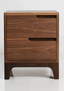 ตู้ไม้อะคาเซียแบบคลาสสิกหรูหราทันสมัยตู้ลิ้นชักข้างเตียงปรับความสูงได้พื้นผิวธรรมชาติสำหรับใช้ในโรงแรมในโรงเรียนรับประทานอาหาร - Product Image 4