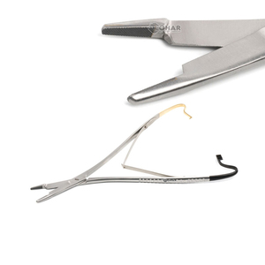 100% Chất lượng tốt nhất TC tip Vòng Vàng xử lý siêu cắt olsen-hegar Kim Chủ cắt kéo + Kẹp 14 cm / 5.5" - Product Image 4