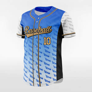 Uniformes de béisbol con logotipo personalizado de alta calidad, servicio OEM, diseño sublimado, camiseta de béisbol para hombres, ropa deportiva de talla grande - Product Image 2