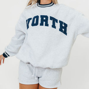 Premium Quality <b>Women</b> Mockneck Sweatshirt 100% Cotton Material Lightweight Breathable Casual Streetwear Oversized Custom Logo - Product Image 1