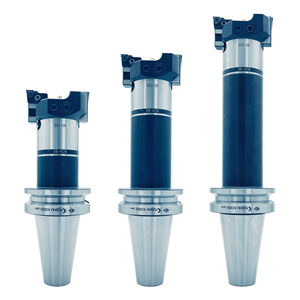 Outil de perçage japonais à deux lames avec réglage multi-lames, pointe triangulaire pour l'usinage brut, diamètre 90-122, haute performance BT50 - Product Image 1