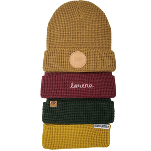 หมวกถักวาฟเฟิลสำหรับฤดูหนาวแบบกำหนดเอง - Product Image 3