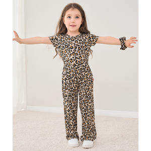 ชุดเสื้อผ้าแขนสั้นเด็กผู้หญิงก่อนวัยเรียน ทำจากใยไผ่ ระบายอากาศได้ดี - Product Image 5