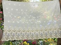 Châle léger et respirant en voile de coton avec dentelle et strass, style Dubaï, motif floral, pour femmes musulmanes africaines - Vente en gros