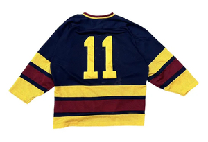 เสื้อเจอร์ซีย์เล่นฮ็อกกี้น้ำแข็งพิมพ์ลายพิมพ์โลโก้เสื้อเจอร์ซี่คอวีออกแบบได้ตามต้องการ - Product Image 4