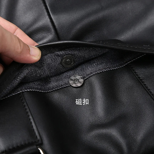 Genuine Leather Backpack Men's Commute Business Travel Bag Women Luxury Cowhide Schoolbag Office <b>Laptop</b> - Product Image 3