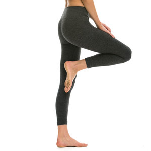 Prix de gros Leggings de yoga confortables et respirants pour femmes Leggings de yoga taille haute couleur unie - Product Image 5
