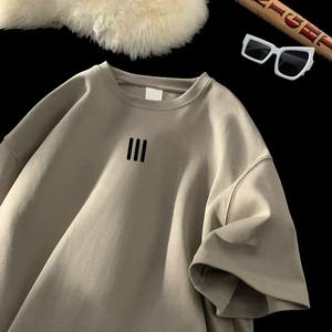 T-Shirt Homme 100% Coton Blanc Qualité Supérieure Motif Solide Jersey Conçu sur Mesure pour Street Wear Style Décontracté Devant - Product Image 4