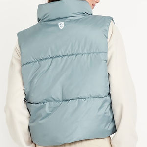 Vente en gros Nouveau gilet boutonné sans manches couleur unique respirant léger avec doublure en nylon imprimé Technics - Product Image 3
