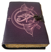 Carnet de notes à couverture rigide en papier écologique, motif Œil d'Horus, Art de la mythologie égyptienne, Œil tout-voyant, Cadeau Illuminati, Œil de la Providence