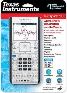 Calculadora Gráfica a Color TI-Nspire CX II CAS de Texas Instruments Auténtica con Cuerpo de Plástico, Alimentada por Pilas AA, Pantalla de 12 Dígitos - Product Image 2