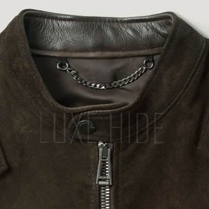 Vestes en cuir confortables de moto Veste de moto en cuir lourd Vestes en cuir de moto coupe-vent de qualité supérieure - Product Image 5