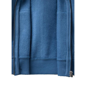 Sudadera con capucha personalizada de estilo urbano, con cremallera, de gran gramaje, corte holgado, 100% algodón, para invierno, con estampado digital y logotipo bordado premium, unisex. - Product Image 6