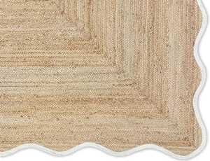 ชุดพรมปอกระเจาถักสไตล์โบฮีเมียนลายคลื่นปรับขนาดได้ตามต้องการ - Product Image 6