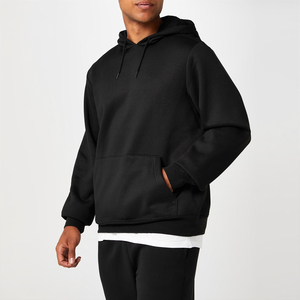 OEM Custom Printed Men's Premium Quality Hoodie Heavyweight Fleece Casual Oversized Design Solid Winter Season 3D Embroidery - Product Image 4