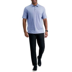 Polo de couleur unie décontracté d'été de style de rue pour hommes vêtements de sport maillot respirant en coton taille plus brodé pour hommes - Product Image 5