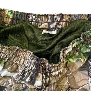 Pantalon décontracté d'extérieur de haute qualité, écologique, respirant, à séchage rapide, à motif uni, ample, en toile de polyester, sublimation, taille haute - Product Image 3