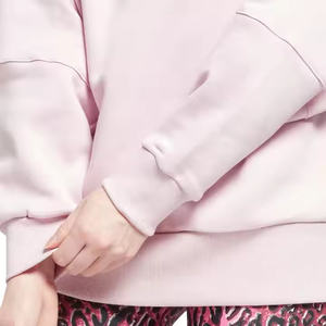 Pull à capuche de meilleure qualité pour femmes, vêtements d'hiver tendance avec logo personnalisé OEM, motif uni teint - Product Image 3