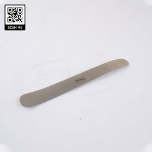 Spatule médicale réutilisable en acier chirurgical à langue plate pour les soins bucco-dentaires, instruments chirurgicaux professionnels par Bluemed - Product Image 5