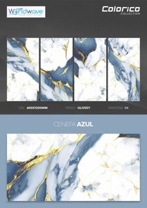 Azulejos de pared de suelo de porcelana esmaltada de diseño moderno Venice Ice Colorico 600x1200mm Tamaño Durabilidad y estilo internacional - Product Image 4