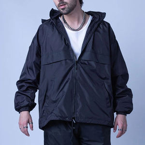 Winter Street Style <b>Men's</b> Nylon Trim Tracksuit Custom Color Two-Piece Casual Sports Set Breathable Lightweight <b>for</b> Daily - Product Image 3