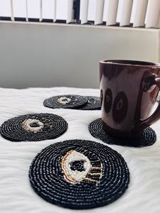 Posavasos de nogal Juegos de posavasos de madera de nogal-Calidad superior - Product Image 3