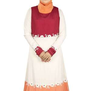 Abaya Hanin élégante à la silhouette trapèze - Product Image 5