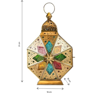 Linterna decorativa única de Ramadán Regalo decorativo de tendencia hermoso y duradero para fiestas y ocasiones festivas - Product Image 4