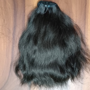 100% cutícula sin procesar alineada simple dibujado doble para Genius Weft templo indio virgen agua onda Afro/rizo cabello humano - Product Image 4