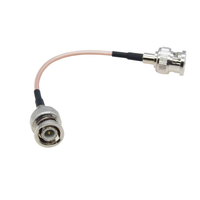 Câble coaxial RF 30CM RG316 avec connecteur BNC mâle vers femelle 50 Ohm pour caméra SDI, système de sécurité CCTV DVR