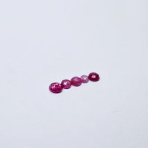 Rubis naturel de haute qualité du Mozambique, taille ronde brillante, pierre précieuse rose en vrac, 2 mm/3 mm, 0,75 ct, jeu de couleurs pour la fabrication de bijoux - Product Image 6