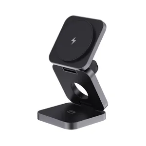 Chargeur pliable 3-en-1 15W, produit intelligent pour la maison, gadgets durables pour la planète - Product Image 6