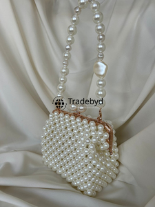 Elegante Bolso de Mano Tipo Clutch con Perlas y Correas para Mujer, Bodas, Eventos Festivos, Regalos de Lujo, Moda Nupcial, Correa Extraíble Tradebyd - Product Image 5