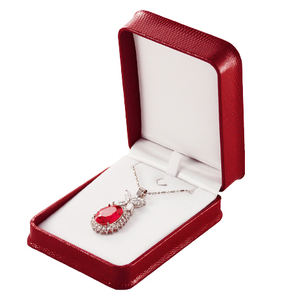 75*97 * H40 mm Délicat Imprimé Rectangle Bijoux De Stockage Élégant Pendentif Boîte À Bijoux - Product Image 1