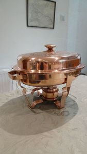 Réchaud en cuivre magnifiquement conçu pour les événements en plein air avec une qualité supérieure et une présentation luxueuse des aliments - Product Image 4