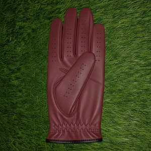 Gants de golf extensibles en cuir véritable respirant pour hommes, antidérapants, fermeture à boucle et crochet, ajustement confortable, équipement de sport professionnel - Product Image 6