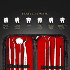 Kit de examen, juego de examen, Kit Dental Oral, Kit desechable, sonda, espejo bucal, pinzas, juego Dental, instrumentos quirúrgicos - Product Image 6