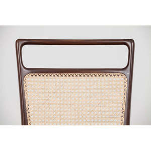 Chaise de salle à manger minimaliste raffinée, cadre en bois clair contemporain avec panneau en contreplaqué pour la maison, le bureau ou la restauration - Product Image 4
