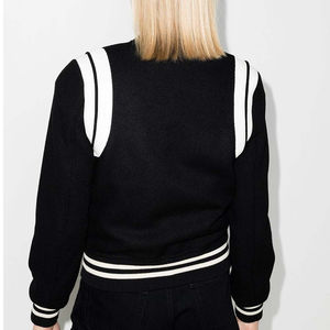 แจ็กเก็ตสตรีเสื้อแจ็กเก็ตเบสบอลสำหรับฤดูหนาวโลโก้ตามสั่ง - Product Image 5