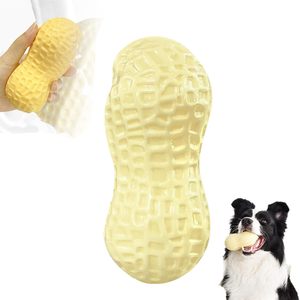 Hiphoppet toptan çevre dostu gıcırtılı köpek çiğneme oyuncakları dayanıklı doğal sevimli 3D kauçuk fıstık oyuncak Pet köpek diş temizleme için - Product Image 1
