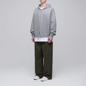 Sudadera Informal de Algodón con Capucha, Estilo Urbano, Deportivo, para Gimnasio, Aire Libre, con Capucha Ajustable, Bolsillos Delanteros y Estampado de Logotipo - Product Image 2