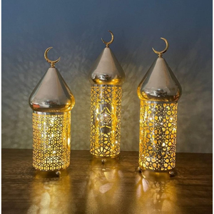 Mezquita minarete decoración Ramadán decoración Festival perfecto Eid celebración decoración del hogar soporte islámico celebración adornos - Product Image 3