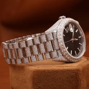 Montre Hip Hop en or rose sertie de diamants, mouvement automatique, testeur de diamants, design luxueux, vente chaude, diamant Moissanite D VVS - Product Image 4