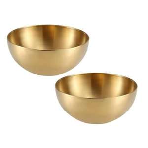 Bol de service en acier inoxydable d'inspiration vintage personnalisé repas traditionnel finition polie argentée idéal pour les fêtes taille personnalisée - Product Image 2