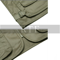 Veste de travail unisexe ignifuge pour la pêche et la photographie, coupe ajustée, multi-poches, respirante, haute ténacité par Raw to Fine