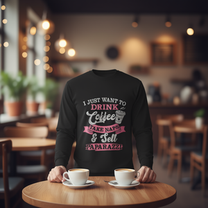 T-shirt à manches longues unisexe col rond pour adulte promotionnel - Product Image 3