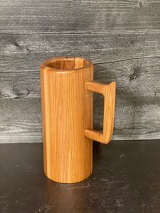 TRENDING <b>GIFT</b> BEER WOODEN DRNKING WINE MUG <b>Set</b> Custom Shape Wooden Handle Cups Ceramic Coffee Mugs Christmas Occasion - Product Image 2