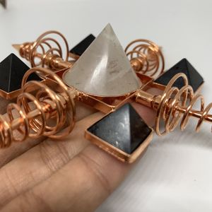 Cristal Curativo Natural Premium al por Mayor, Cuarzo Transparente Estrella Reiki, Turmalina Negra Pulida, Piedra Preciosa, Mascota de Energía Amorosa - Product Image 5